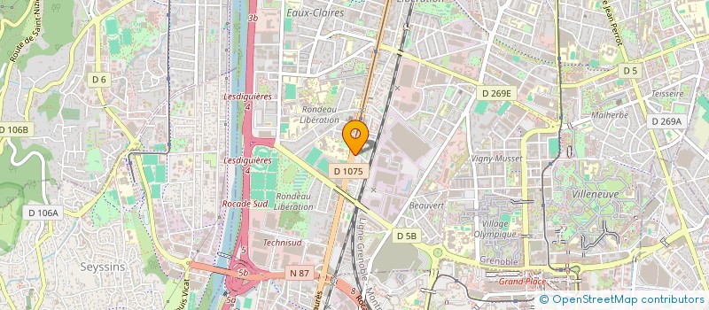 localisation de l'entreprise SCS SPORTIVE à GRENOBLE