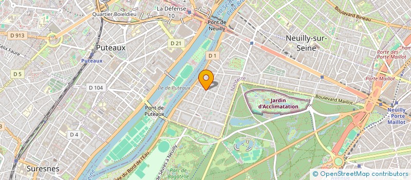 localisation de l'entreprise SCS STELLA à NEUILLY-SUR-SEINE