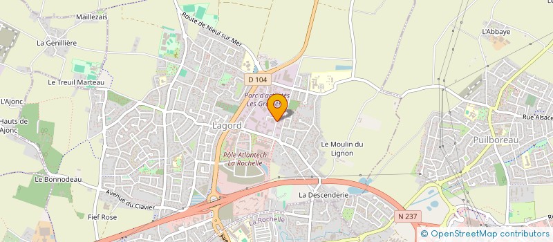 localisation de l'entreprise SCS TEC 17 TRANSPORTS MESSAGERIE à PERIGNY