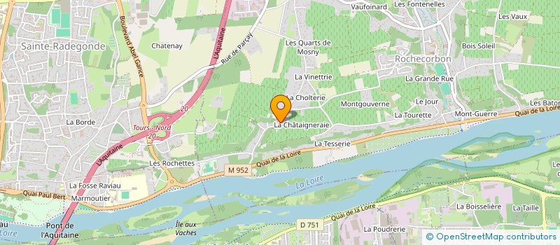 localisation de l'entreprise SCS WDHWD  ROCHECORBON