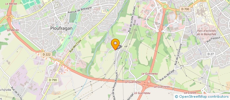 localisation de l'entreprise SCSA INVESTIMMO  PLOUFRAGAN