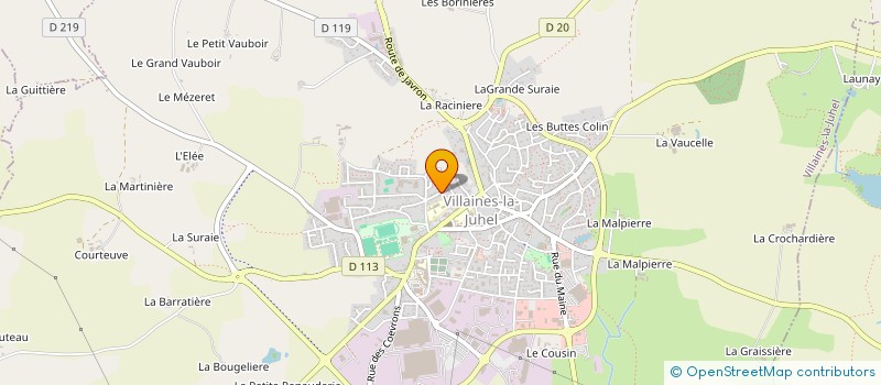 localisation de l'entreprise SCSC  VILLAINES-LA-JUHEL