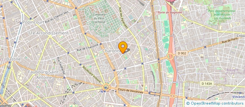 localisation de l'entreprise SCSL  PARIS