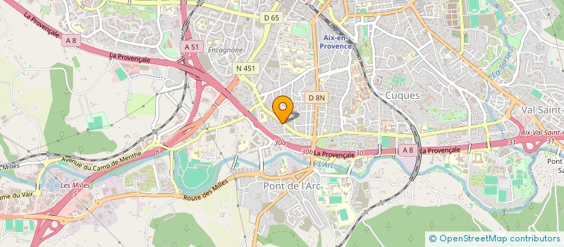 localisation de l'entreprise SCSM à AIX-EN-PROVENCE