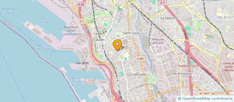 localisation de l'entreprise SCSP  MARSEILLE