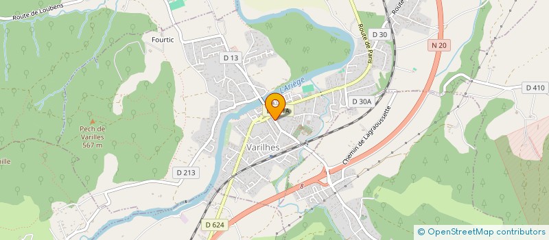 localisation de l'entreprise SCT 22 à VARILHES