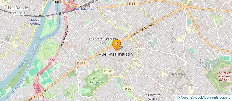 localisation de l'entreprise SCT à RUEIL-MALMAISON
