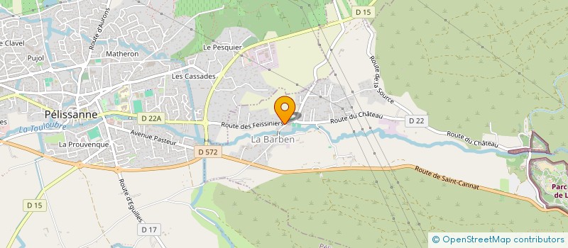 localisation de l'entreprise SCT  LA BARBEN