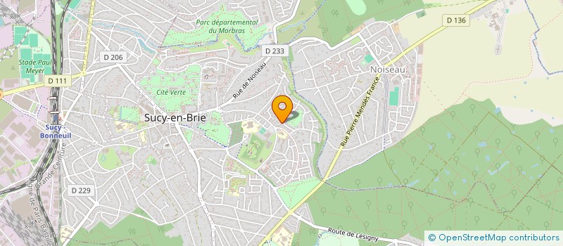 localisation de l'entreprise SCT PROD  SUCY-EN-BRIE