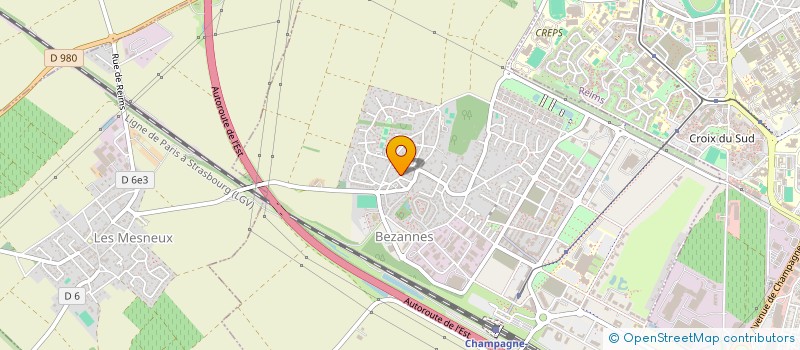 localisation de l'entreprise SCTA  BEZANNES