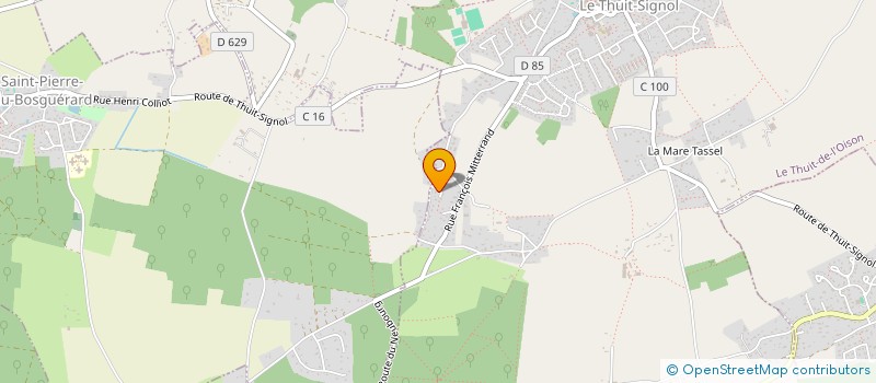 localisation de l'entreprise SCTA DES THUIT  LE THUIT DE L'OISON