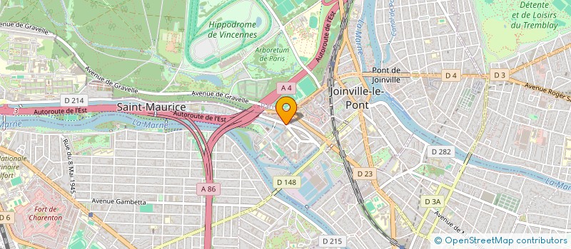 localisation de l'entreprise SCTA IMMOBILIER à SAINT-MAURICE