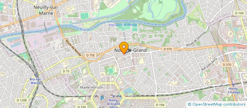 localisation de l'entreprise SCTB à NOISY-LE-GRAND