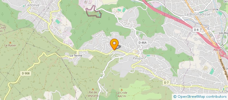 localisation de l'entreprise SCTC  PEYPIN