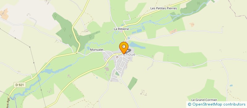 localisation de l'entreprise SCTE SPORTIVE TOURISTIQUE SAPEURS POMPIERS CHOUE  CHOUE