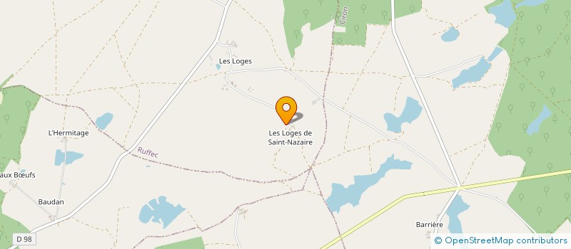 localisation de l'entreprise SCTP à RUFFEC