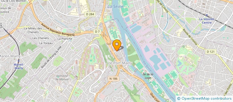 localisation de l'entreprise SCTP, ETUDES ET DIAGNOSTICS IMMOBILIERS  LE PORT-MARLY