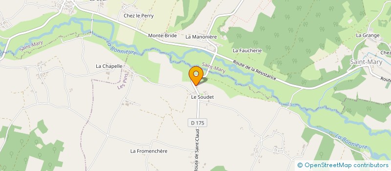 localisation de l'entreprise SCTP16 à LES PINS