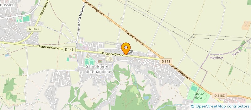 localisation de l'entreprise SCTS  SAINT-PIERRE-DE-CHANDIEU