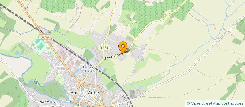 localisation de l'entreprise SCU DU HAUT RUTON  BAR-SUR-AUBE