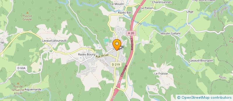 localisation de l'entreprise SCU DULULA à RAZES