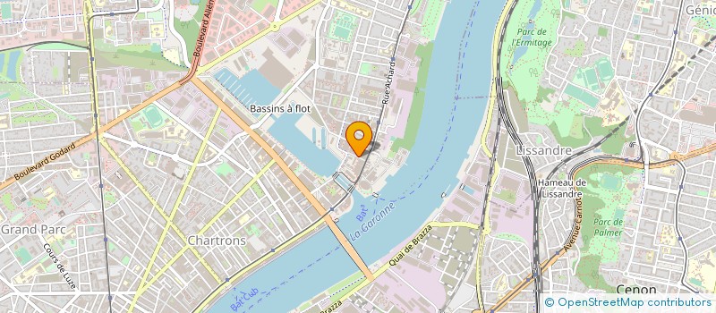 localisation de l'entreprise SCUB BORDEAUX à BORDEAUX