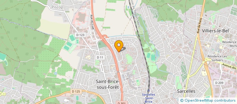 localisation de l'entreprise SCUBA LOGISTICS à SAINT-BRICE-SOUS-FORET