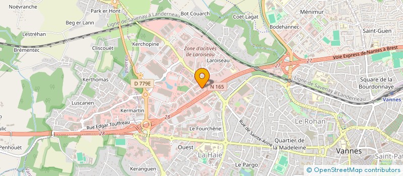 localisation de l'entreprise SCUBALOISIRS à VANNES