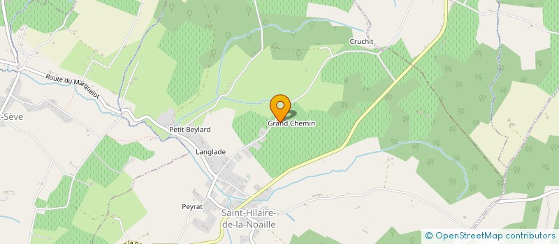 localisation de l'entreprise SCUD AUTO  SAINT-HILAIRE-DE-LA-NOAILLE