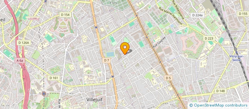 localisation de l'entreprise SCUDERIA  VITRY-SUR-SEINE