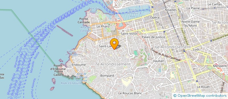 localisation de l'entreprise SCUDERIA à MARSEILLE