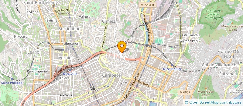localisation de l'entreprise SCUDERIA ANNACATAFOCA à NICE