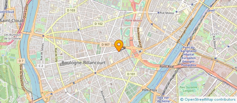 localisation de l'entreprise SCUDERIA CATALANE à BOULOGNE-BILLANCOURT