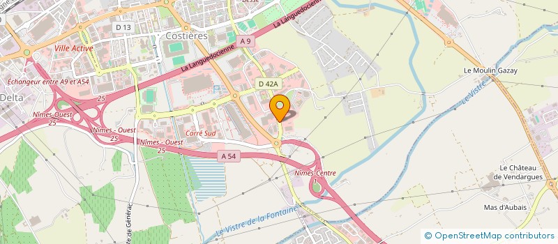 localisation de l'entreprise SCUDERIA ROSSO  NIMES