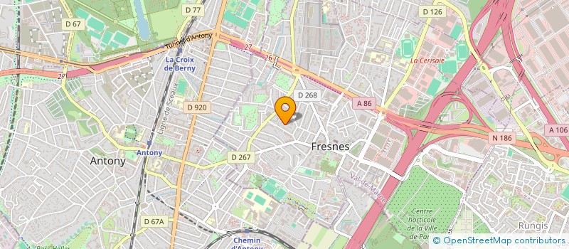 localisation de l'entreprise SCUDERIA SAS  FRESNES