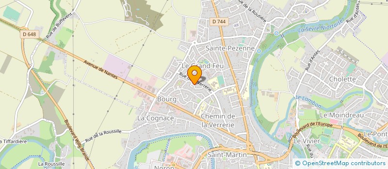 localisation de l'entreprise SCUELO  NIORT