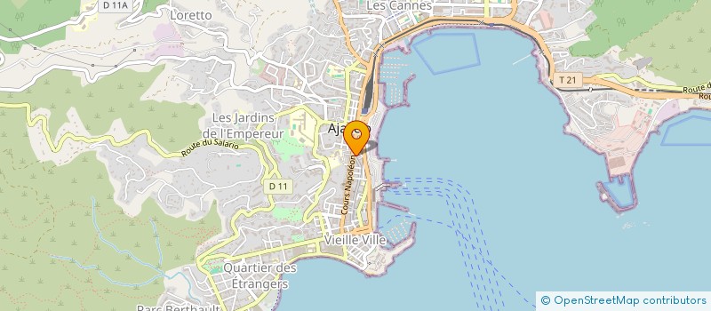 localisation de l'entreprise SCULPT AND SPA à AJACCIO