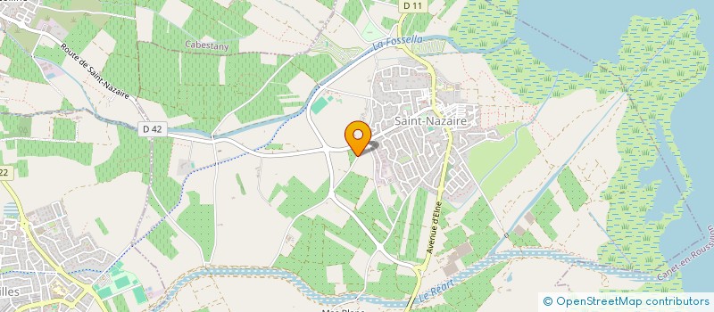 localisation de l'entreprise SCULPTEURS DE L'ETANG  SAINT-NAZAIRE