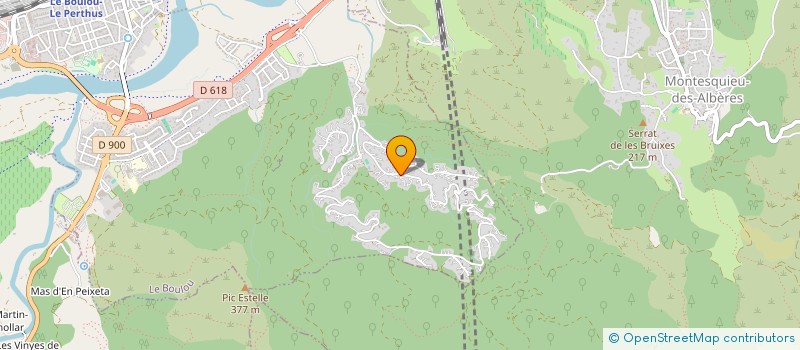 localisation de l'entreprise SCULPTEURS DE REVES  LE BOULOU