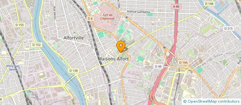 localisation de l'entreprise SCULPTING COIFFURE  MAISONS-ALFORT