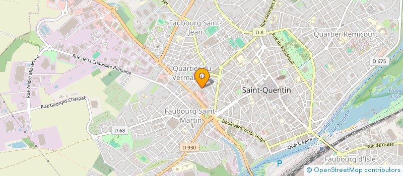 localisation de l'entreprise SCULPTURE & STRUCTURE  SAINT-QUENTIN