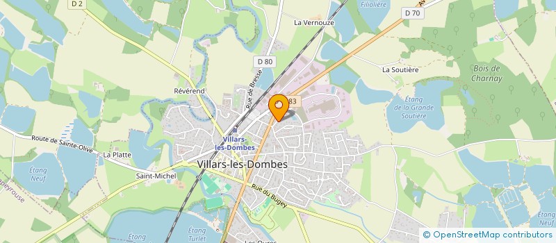 localisation de l'entreprise SCULPTURES D'AMAL à VILLARS-LES-DOMBES
