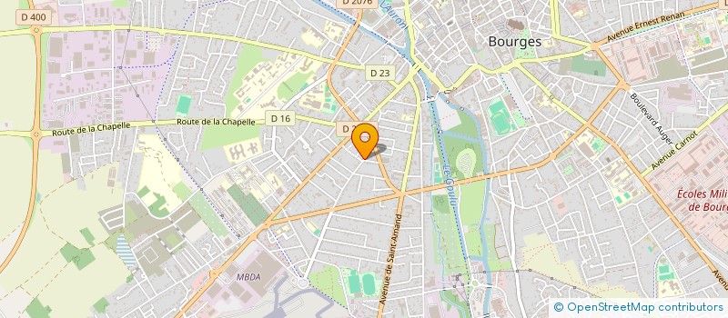 localisation de l'entreprise SCULPTURES DE BOURGES  BOURGES