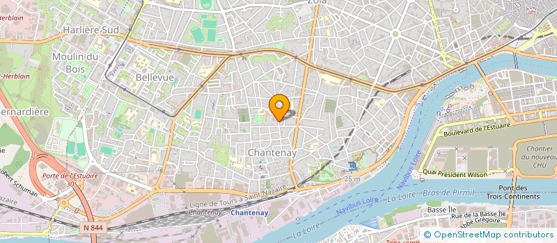 localisation de l'entreprise SCUTI à NANTES