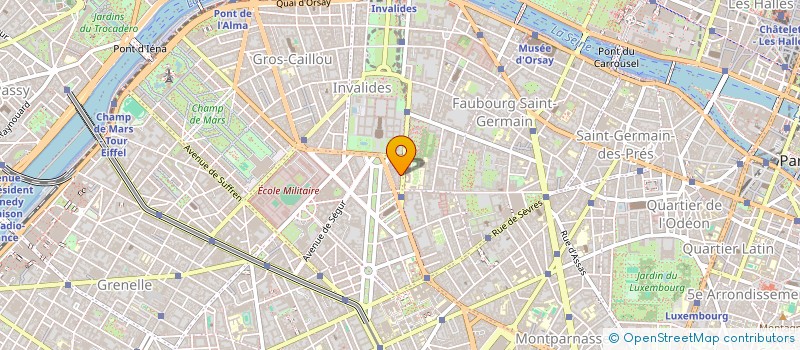 localisation de l'entreprise SCV  PARIS 07