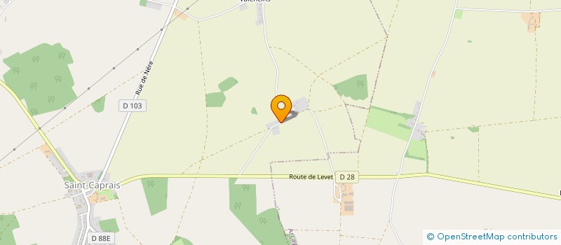 localisation de l'entreprise SCV BOURGES  SAINT-CAPRAIS