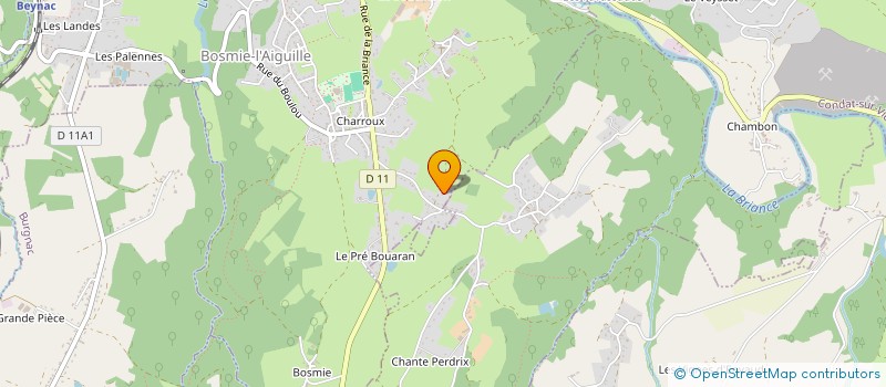 localisation de l'entreprise SCV DUTREIX  SOLIGNAC