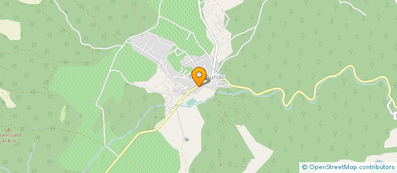 localisation de l'entreprise SCV FONTAILLADE à BRUE-AURIAC