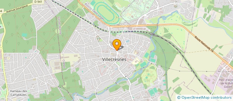 localisation de l'entreprise SCV IMMOBILIER  VILLECRESNES