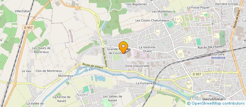 localisation de l'entreprise SCV PERCHAIE  VENDOME